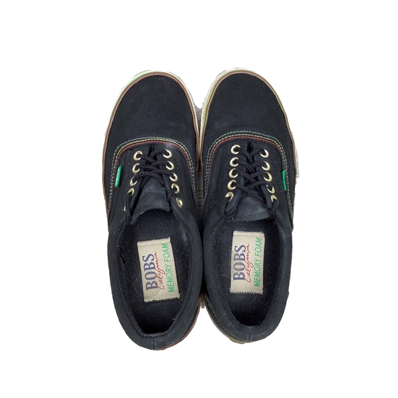 Bobs California Black Mens 7.5 Black Lace Up Shoe - Picture 6 of 9